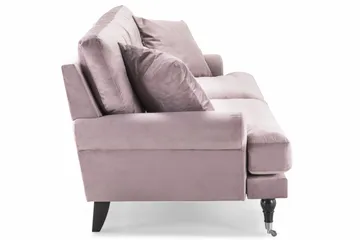 Andrew 3-sits Sammetssoffa - Lila - Möbler - Vardagsrum - Soffor - Howardsoffor