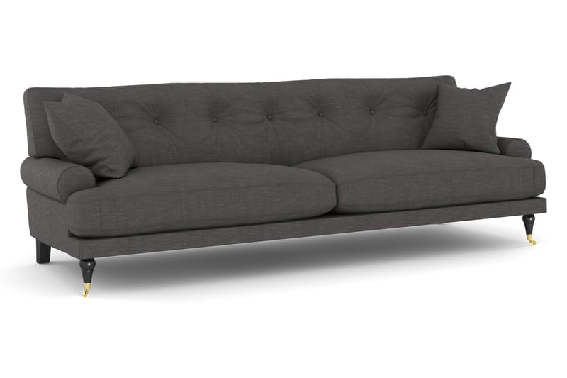 Andrew 3-sits Tygsoffa - Mörkgrå - Möbler - Vardagsrum - Soffor - Howardsoffor