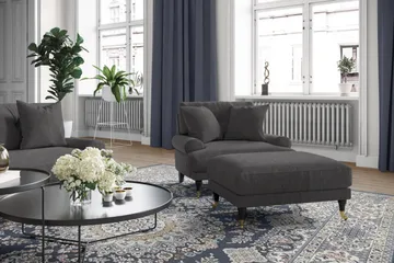 Andrew 3-sits Tygsoffa - Mörkgrå - Möbler - Vardagsrum - Soffor - Howardsoffor