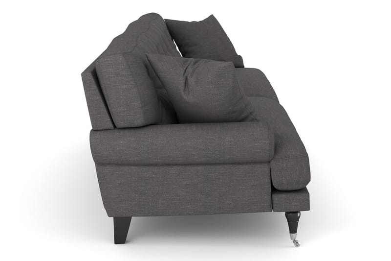 Andrew 3-sits Tygsoffa - Mörkgrå - Möbler - Vardagsrum - Soffor - Howardsoffor