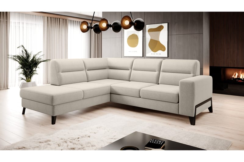 Anglika Soffa m. Schäslong 4-sits - Beige - Möbler - Vardagsrum - Soffor - Divansoffa & schäslong