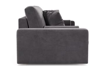 Arken Lyx 3-sits Djup Sammetssoffa - Mörkgrå - Möbler - Vardagsrum - Soffor - 3-sits soffor