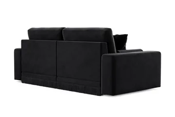 Arken Lyx 3-sits Djup Sammetssoffa - Svart - Möbler - Vardagsrum - Soffor - Sammetssoffor