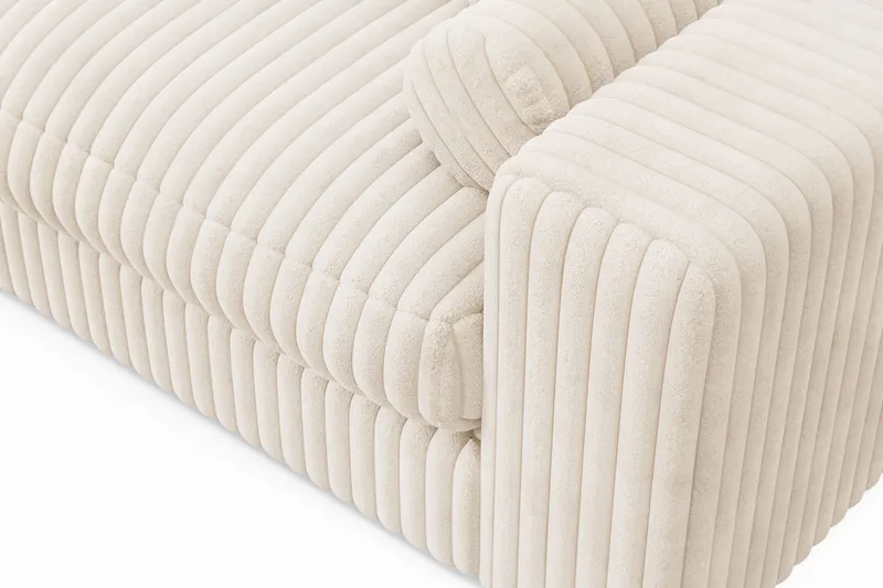 Arken Lyx 3-sits Djup Soffa i Manchester - Beige - Möbler - Vardagsrum - Soffor - 3-sits soffor