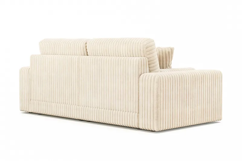 Arken Lyx 3-sits Djup Soffa i Manchester - Beige - Möbler - Vardagsrum - Soffor - 3-sits soffor