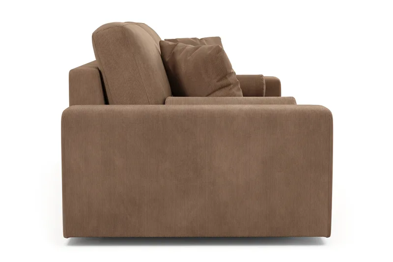 Arken Lyx 3-sits Djup Soffa i Manchester - Brun - Möbler - Vardagsrum - Soffor - 3-sits soffor