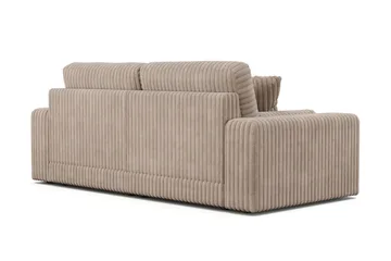 Arken Lyx 3-sits Djup Soffa i Manchester - Greige - Möbler - Vardagsrum - Soffor - 3-sits soffor
