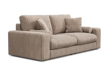 Arken Lyx 3-sits Djup Soffa i Manchester - Greige - Möbler - Vardagsrum - Soffor - 3-sits soffor