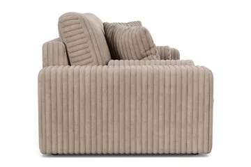 Arken Lyx 3-sits Djup Soffa i Manchester - Greige - Möbler - Vardagsrum - Soffor - 3-sits soffor
