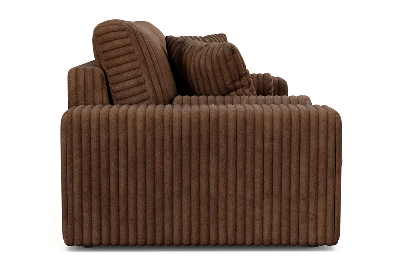 Arken Lyx 3-sits Djup Soffa i Manchester - Mörkbrun - Möbler - Vardagsrum - Soffor - 3-sits soffor