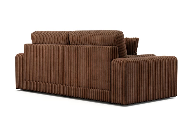 Arken Lyx 3-sits Djup Soffa i Manchester - Mörkbrun - Möbler - Vardagsrum - Soffor - 3-sits soffor