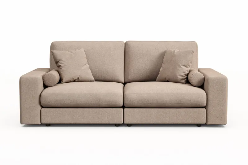 Arken Lyx 3-sits Djup Soffa i Tyg - Beige - Möbler - Vardagsrum - Soffor - 3-sits soffor