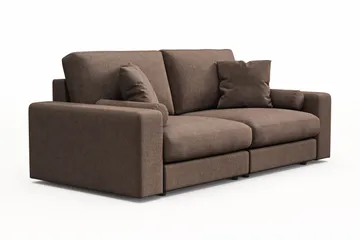 Arken Lyx 3-sits Djup Soffa i Tyg - Brun - Möbler - Vardagsrum - Soffor - 3-sits soffor
