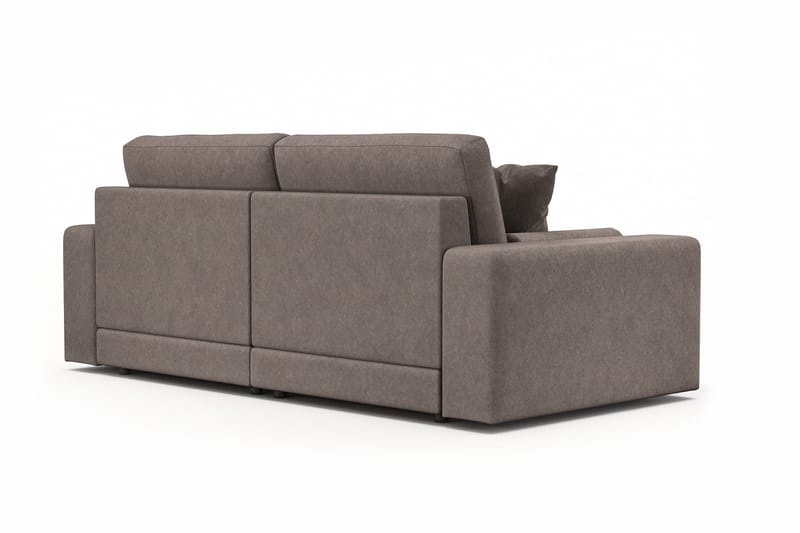 Arken Lyx 3-sits Djup Soffa i Tyg - Brun - Möbler - Vardagsrum - Soffor - 3-sits soffor
