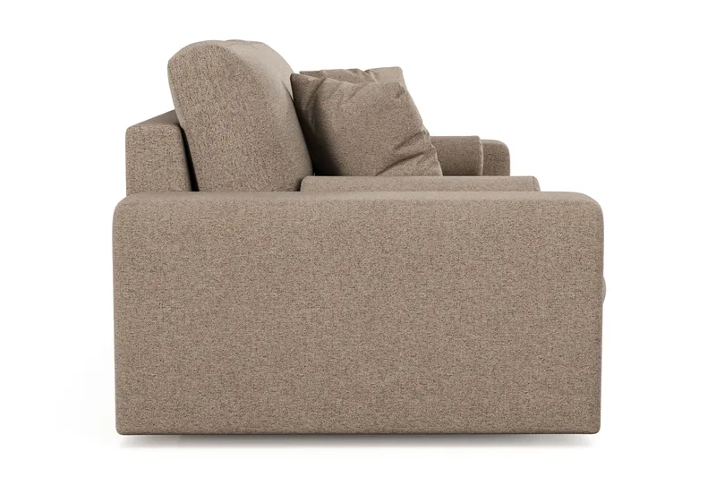 Arken Lyx 3-sits Djup Soffa i Tyg - Brun - Möbler - Vardagsrum - Soffor - 3-sits soffor