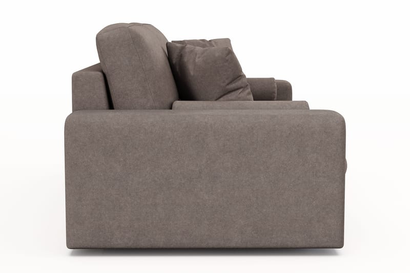 Arken Lyx 3-sits Djup Soffa i Tyg - Brun - Möbler - Vardagsrum - Soffor - 3-sits soffor
