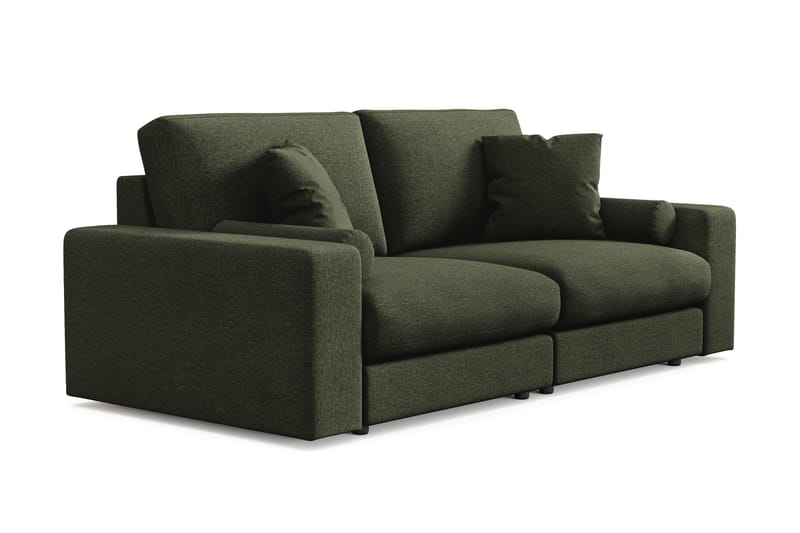 Arken Lyx 3-sits Djup Soffa i Tyg - Grön - Möbler - Vardagsrum - Soffor - 3-sits soffor