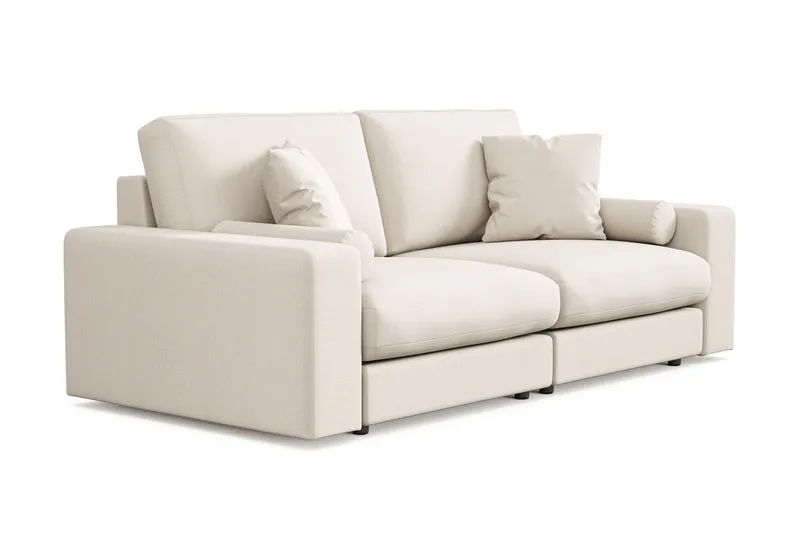 Arken Lyx 3-sits Djup Soffa i Tyg - Ljusbeige - Möbler - Vardagsrum - Soffor - 3-sits soffor