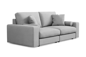 Arken Lyx 3-sits Djup Soffa i Tyg - Ljusgrå - Möbler - Vardagsrum - Soffor - 3-sits soffor