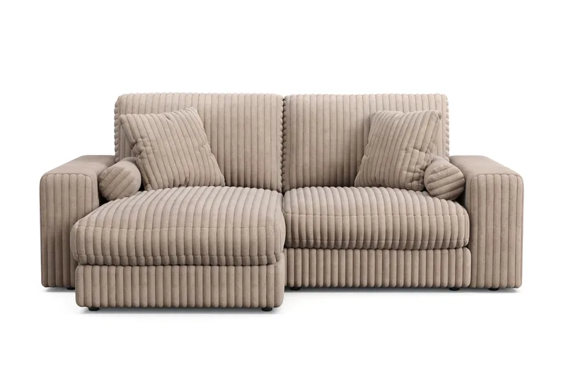 Arken Lyx 3-sits Vändbar L-formad Djup Divansoffa i Manchester, Greige