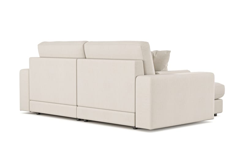 Arken Lyx 3-sits Vändbar L-formad Djup Divansoffa i Tyg - Ljusbeige - Möbler - Vardagsrum - Soffor - Divansoffa & schäslong