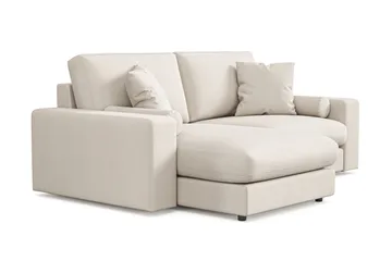 Arken Lyx 3-sits Vändbar L-formad Djup Divansoffa i Tyg - Ljusbeige - Möbler - Vardagsrum - Soffor - Divansoffa & schäslong