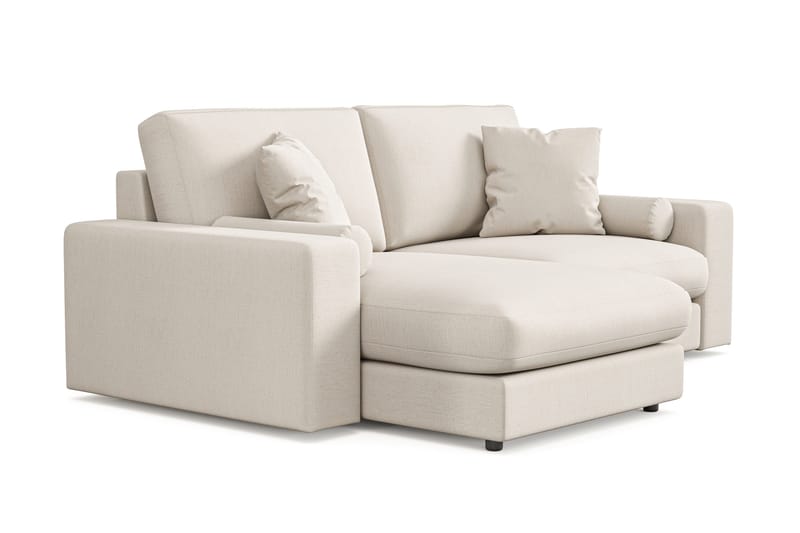 Arken Lyx 3-sits Vändbar L-formad Djup Divansoffa i Tyg - Ljusbeige - Möbler - Vardagsrum - Soffor - Divansoffa & schäslong