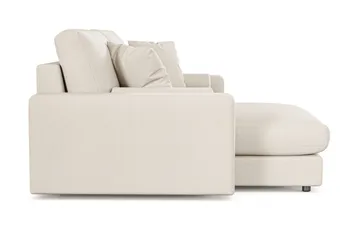 Arken Lyx 3-sits Vändbar L-formad Djup Divansoffa i Tyg - Ljusbeige - Möbler - Vardagsrum - Soffor - Divansoffa & schäslong