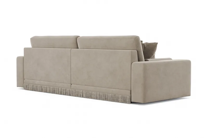 Arken Lyx 4-sits Djup Sammetssoffa - Beige - Möbler - Vardagsrum - Soffor - Sammetssoffor