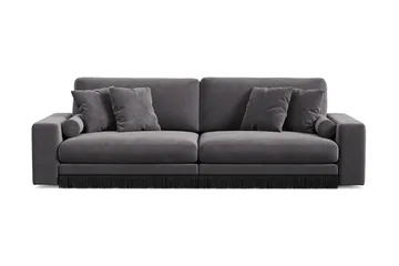 Arken Lyx 4-sits Djup Sammetssoffa