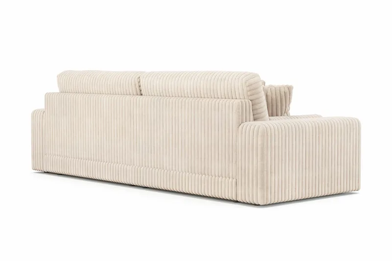 Arken Lyx 4-sits Djup Soffa i Manchester - Beige - Möbler - Vardagsrum - Soffor - 4-sits soffor