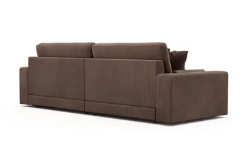 Arken Lyx 4-sits Djup Soffa i Manchester - Brun - Möbler - Vardagsrum - Soffor - 4-sits soffor