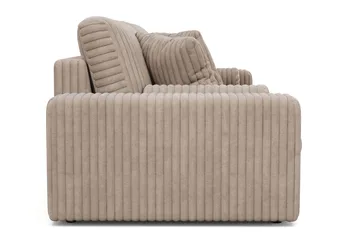 Arken Lyx 4-sits Djup Soffa i Manchester - Greige - Möbler - Vardagsrum - Soffor - 4-sits soffor