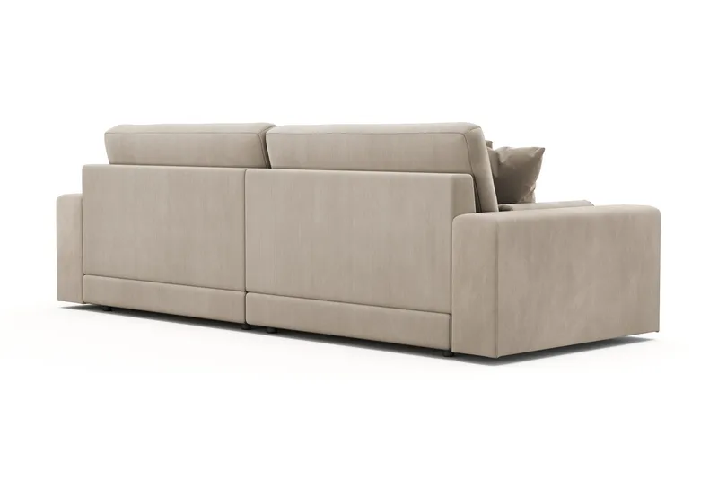 Arken Lyx 4-sits Djup Soffa i Manchester - Greige - Möbler - Vardagsrum - Soffor - 4-sits soffor
