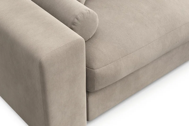 Arken Lyx 4-sits Djup Soffa i Manchester - Greige - Möbler - Vardagsrum - Soffor - 4-sits soffor