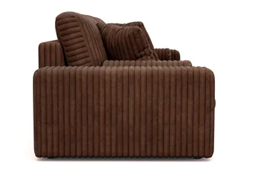 Arken Lyx 4-sits Djup Soffa i Manchester - Mörkbrun - Möbler - Vardagsrum - Soffor - 4-sits soffor