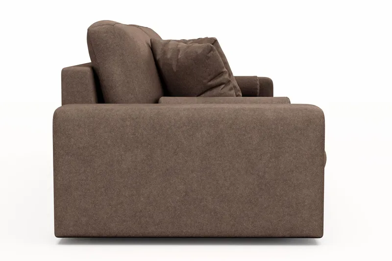 Arken Lyx 4-sits Djup Soffa i Tyg - Brun - Möbler - Vardagsrum - Soffor - 4-sits soffor