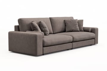 Arken Lyx 4-sits Djup Soffa i Tyg - Brun - Möbler - Vardagsrum - Soffor - 4-sits soffor