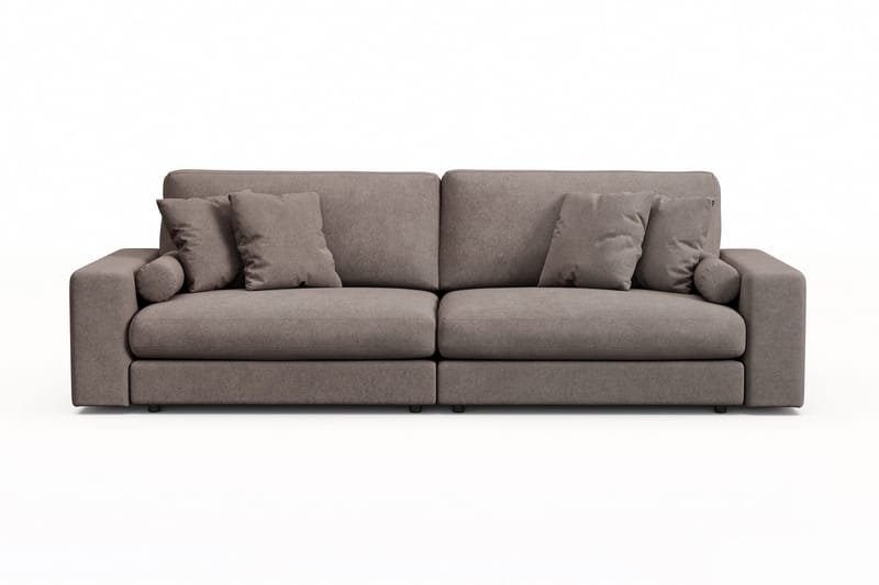 Arken Lyx 4-sits Djup Soffa i Tyg - Brun - Möbler - Vardagsrum - Soffor - 4-sits soffor