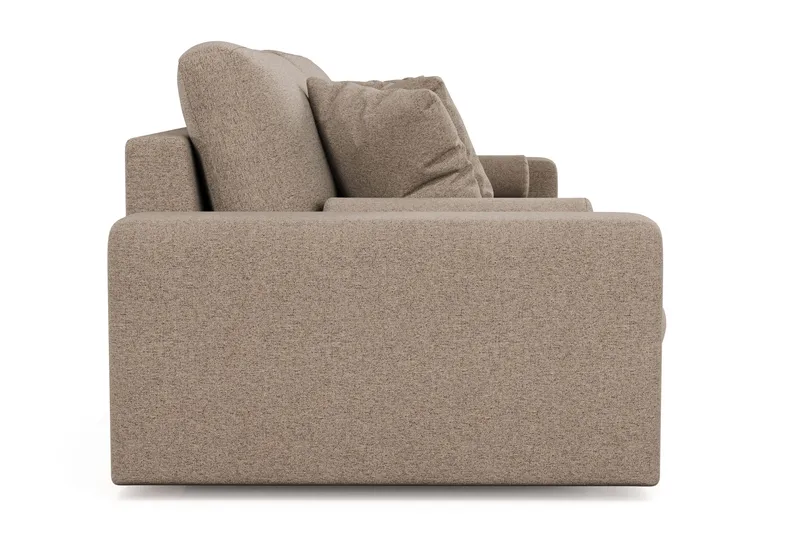 Arken Lyx 4-sits Djup Soffa i Tyg - Brun - Möbler - Vardagsrum - Soffor - 4-sits soffor