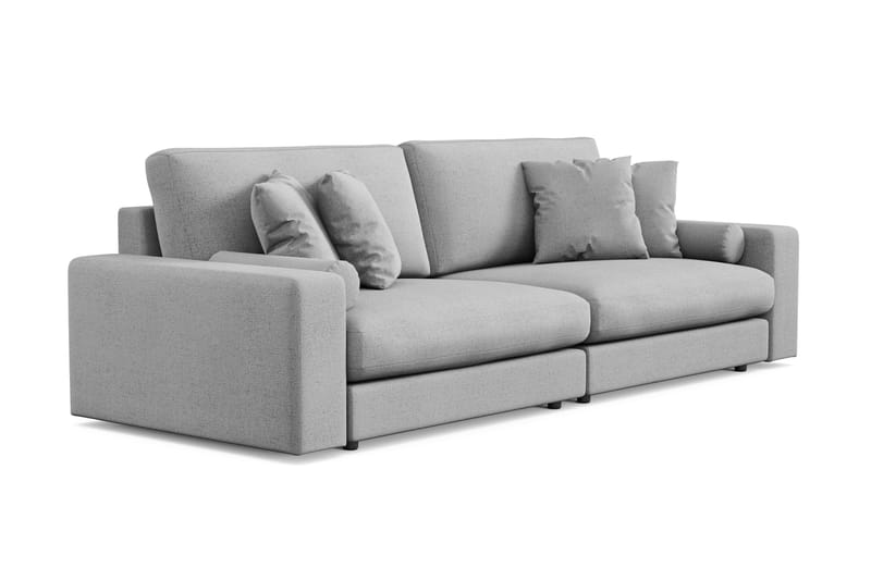 Arken Lyx 4-sits Djup Soffa i Tyg - Ljusgrå - Möbler - Vardagsrum - Soffor - 4-sits soffor