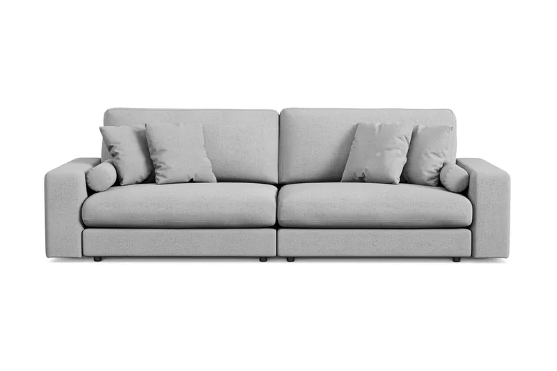 Arken Lyx 4-sits Djup Soffa i Tyg, Ljusgrå