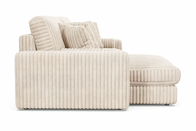 Arken Lyx 4-sits Vändbar L-formad Djup Divansoffa i Manchester - Beige - Möbler - Vardagsrum - Soffor - Divansoffa & schäslong