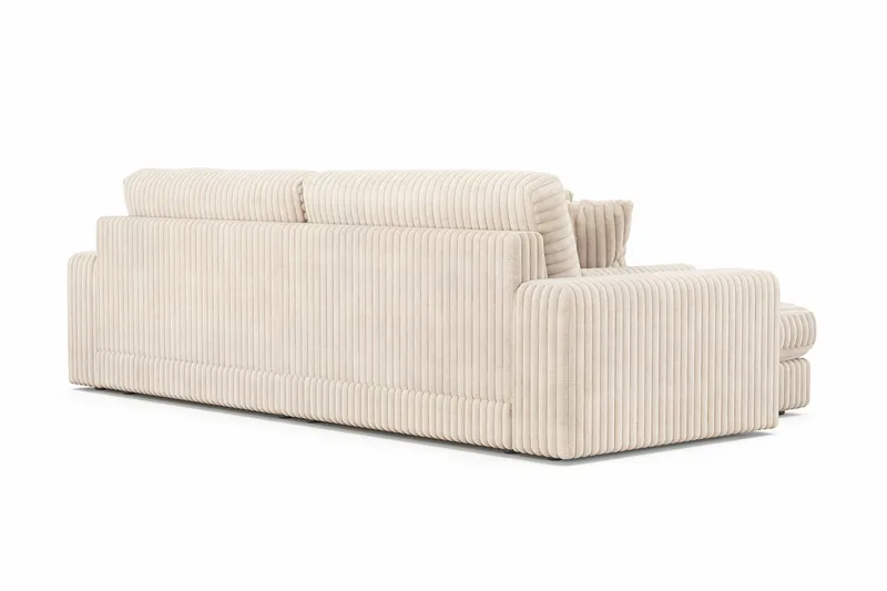 Arken Lyx 4-sits Vändbar L-formad Djup Divansoffa i Manchester - Beige - Möbler - Vardagsrum - Soffor - Divansoffa & schäslong