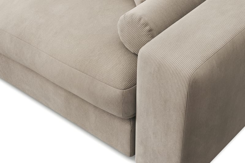 Arken Lyx 4-sits Vändbar L-formad Djup Divansoffa i Manchester - Greige - Möbler - Vardagsrum - Soffor - Divansoffa & schäslong