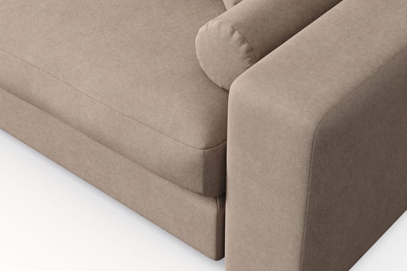 Arken Lyx 4-sits Vändbar L-formad Djup Divansoffa i Tyg - Beige - Möbler - Vardagsrum - Soffor - Divansoffa & schäslong