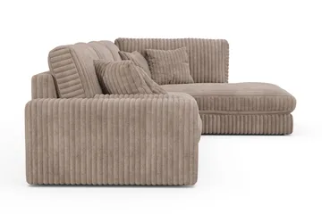 Arken Lyx 5-sits Högervänd Djup Soffa med Divan i Manchester - Greige - Möbler - Vardagsrum - Soffor - Divansoffa & schäslong