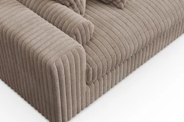 Arken Lyx 5-sits Högervänd Djup Soffa med Divan i Manchester - Greige - Möbler - Vardagsrum - Soffor - Divansoffa & schäslong