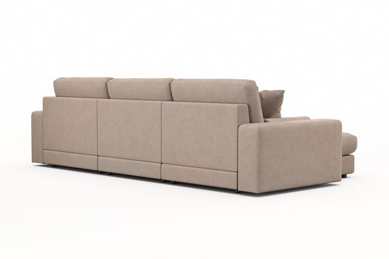 Arken Lyx 5-sits Vändbar L-formad Djup Divansoffa i Tyg - Beige - Möbler - Vardagsrum - Soffor - Divansoffa & schäslong
