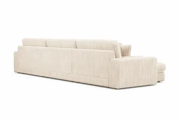 Arken Lyx 6-sits Vändbar L-formad Djup Divansoffa i Manchester - Beige - Möbler - Vardagsrum - Soffor - Divansoffa & schäslong